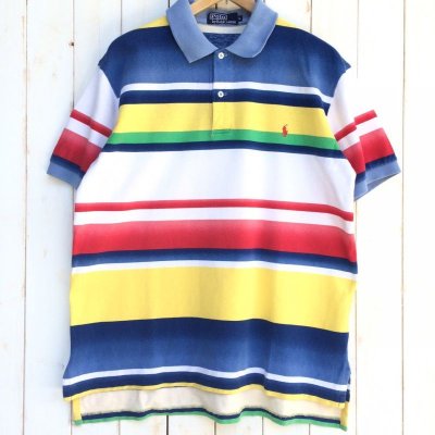 画像2: POLO Ralph Lauren マルチカラーボーダー POLO SHIRT