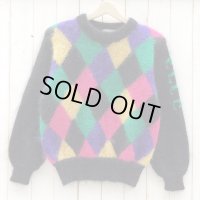 90s ELLE アーガイル KNIT