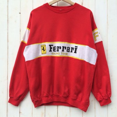 画像1: 80s Ferrari LOGO SWEAT