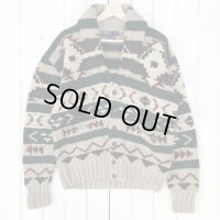 90s Ralph Lauren NATIVE HAND KNIT CARDIGAN