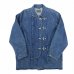 画像1: 80s USA製 　Ralph Lauren POLO COUNTY DENIM FIREMAN JACKET (1)