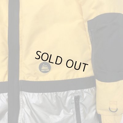 画像4: 90s FIRST DOWN JACKET YELLOW×SILVER