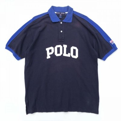 画像1: 90s POLO SPORT POLO SHIRT