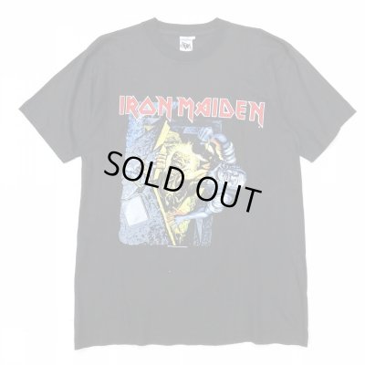 画像1: DEADSTOCK 90s フランス製 IRON MAIDEN BAND TEE SHIRT