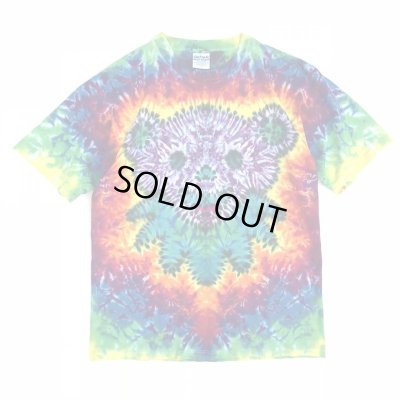 画像1: 90s GRATEFUL DEAD BEAR TIE DYE TEE SHIRT