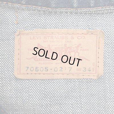 画像6: 70s USA製 LEVI'S 70505 BIGE DENIM JACKET