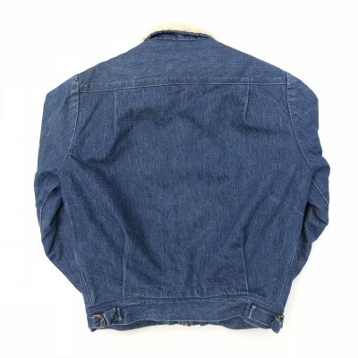 画像2: 70s UNKNOW DENIM BOA JACKET