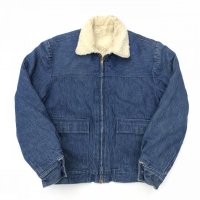 70s UNKNOW DENIM BOA JACKET