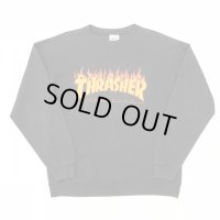 90s USA製　THRASHER FIRE LOGO SWEAT