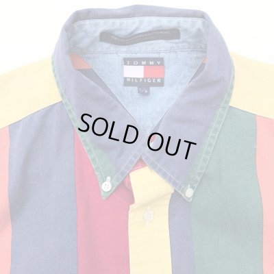 画像4: 90s TOMMY HILFIGER MULCH STRIPE SHIRT