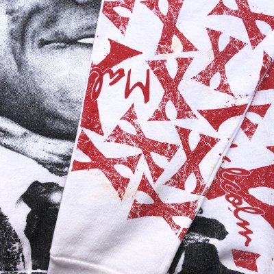 画像5: 90s USA製　MALCOLM X OVER PRINT SWEAT 