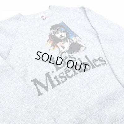 画像2: 80s USA製 Les Miserables SWEAT 