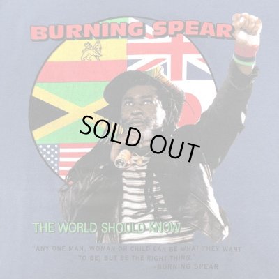 画像3: 02s BURNING SPEAR FINAL TOUR RAGGAE TEE SHIRT