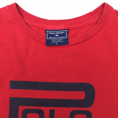 画像4: 90s POLO SPORT 'POLO' LOGO TEE SHIRT