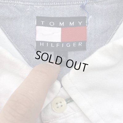 画像6: 90s TOMMY HILFIGER STRIPE DOCKING　L/S SHIRT
