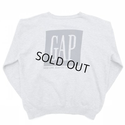 画像1: 90s OLD GAP BIG LOGO SWEAT