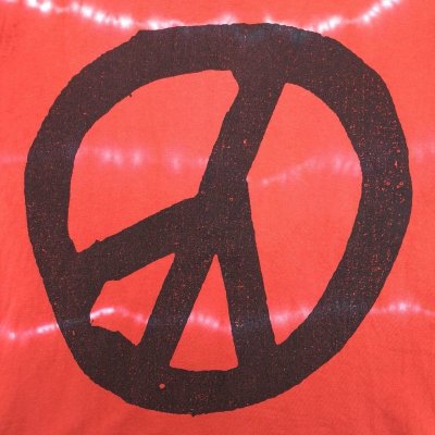 画像2: 90s USA製 PEACE TIEDYE TEE SHIRT