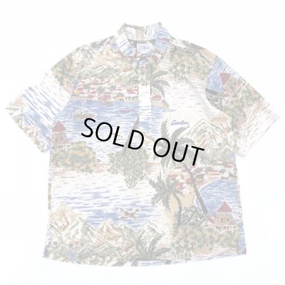 画像1: 90s REYN SPOONER PULLOVER HAWAIIAN S/S SHIRT