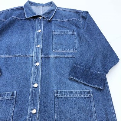 画像2: 70s-80s DENIM COVERALL