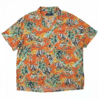 画像1: RALPH LAUREN HAWAIIAN S/S SHIRT