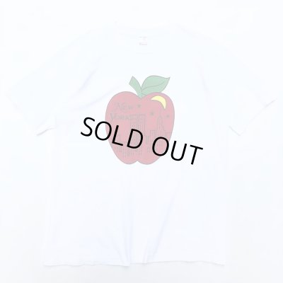 画像1: 90s USA製 NEWYORK APPLE TEE SHIRT