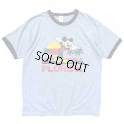 画像1: 80s USA製 MICKEY MOUSE LINGER TEE SHIRT