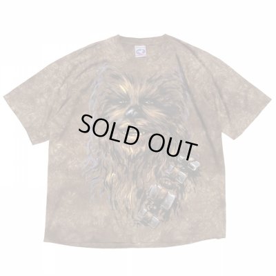 画像1: 90s USA製 STARWARS CHEWBACCA TYE-DYE TEE SHIRT