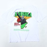 90s USA製 NELSON MANDELA BLACK CULTURE TEE SHIRT