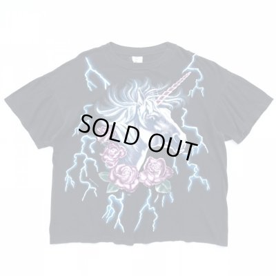 画像1: 90s AMERICAN THUNDER UNICORN TEE SHIRT