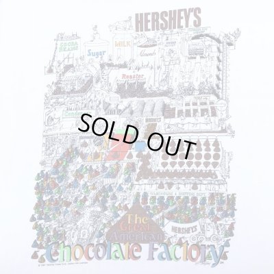 画像2: 90s USA製 HERSHEY'S CHOCOLATE FACTORY TEE SHIRT