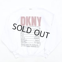 90s USA製 DKNY SWEAT