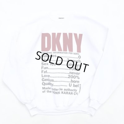 画像1: 90s USA製 DKNY SWEAT