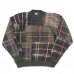 画像1: 90s TOMMY HILFIGER PATCHWORK KNIT SWEATER (1)