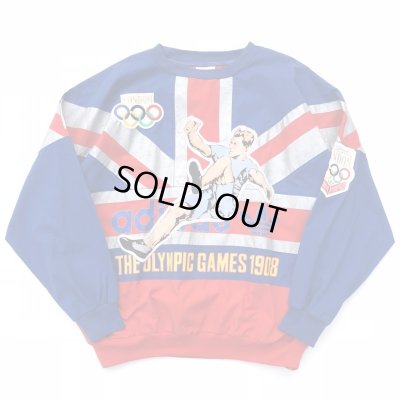 画像1: 80s adidas OLYMPIC CREWNECK SHIRT