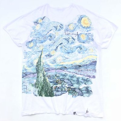 画像2: 00s VAN GOGH ART TEE SHIRT