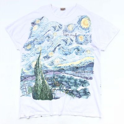 画像1: 00s VAN GOGH ART TEE SHIRT