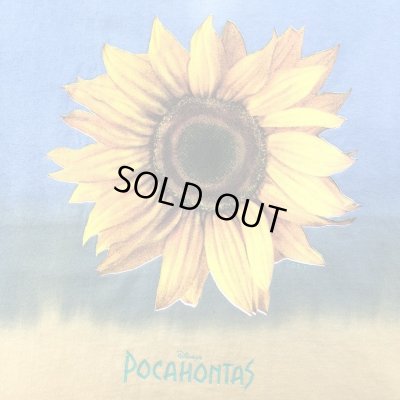 画像2: 90s USA製 POCAHONTAS SUNFLOWER TEE SHIRT