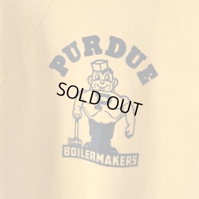 画像2: 90s USA製 PURDUE BOILERMAKERS COLLEGE SWEAT