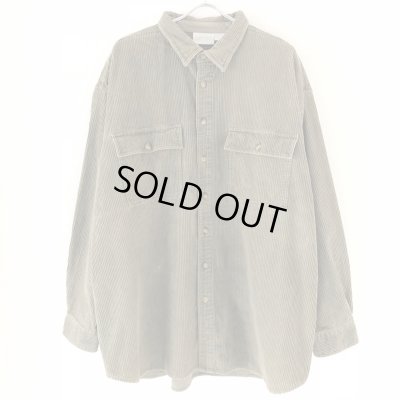 画像1: 90s KING SIZE CORDUROY SHIRT