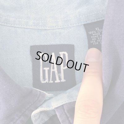 画像3: 90s old GAP CRAZY PATTERN L/S SHIRT