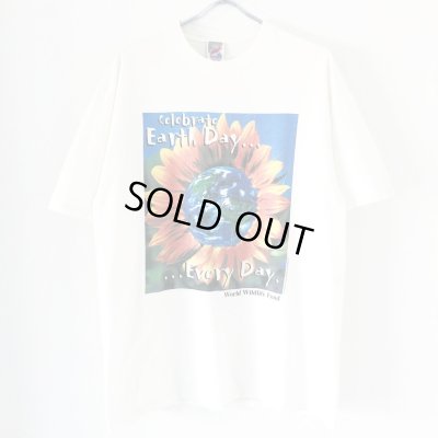 画像1: 90s USA製 向日葵　ART TEE SHIRT