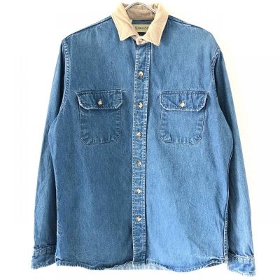 画像1: 90s USA製　STJOHN'S BAY  DENIM L/S SHIRT 