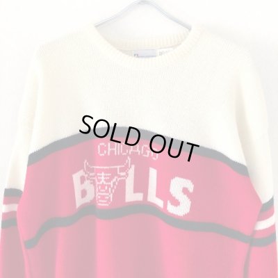 画像2: 80s USA製　CHICAGO BULLS CLIF ENGLE LTD KNIT SWEATER