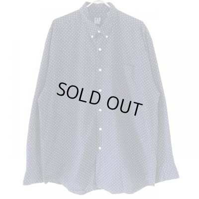 画像1: 90s old GAP DOT L/S SHIRT