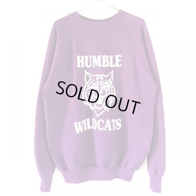 画像1: 80s USA製　HUMBLE WILDCATS FOOTBALL  SWEAT