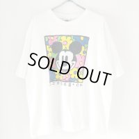 90s USA製　MICKEY FLOWER ART TEE SHIRT