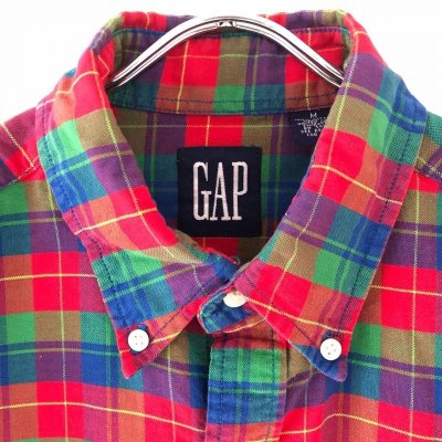 画像3: 90s old GAP PLAID  L/S SHIRT