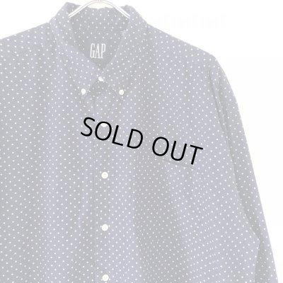 画像2: 90s old GAP DOT L/S SHIRT