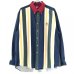 画像1: 90s TOMMY HILFIGER MULCH STRIPE L/S SHIRT (1)