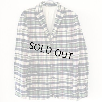 画像1: 90s RALPH LAUREN MADRAS TAILORED JACKET